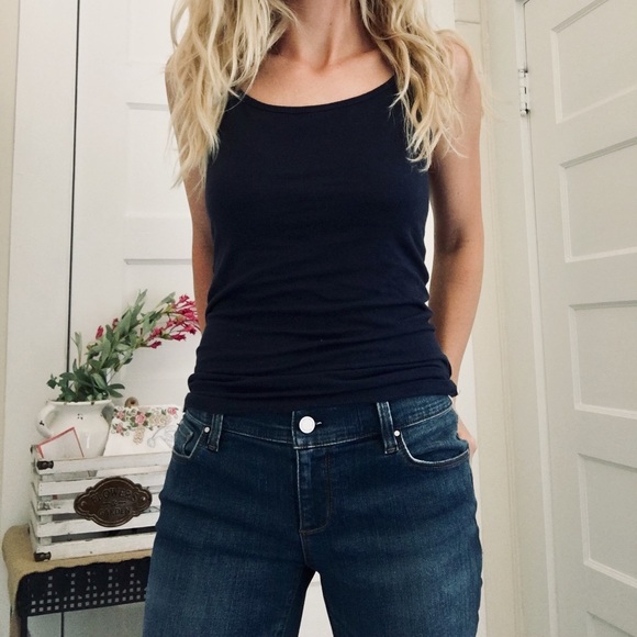 Ann Taylor Pants - “Ann Taylor” Dark Skinny Blue Jeans
